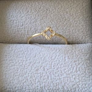 Bony Levy 14K gold ring with .12 carat diamonds